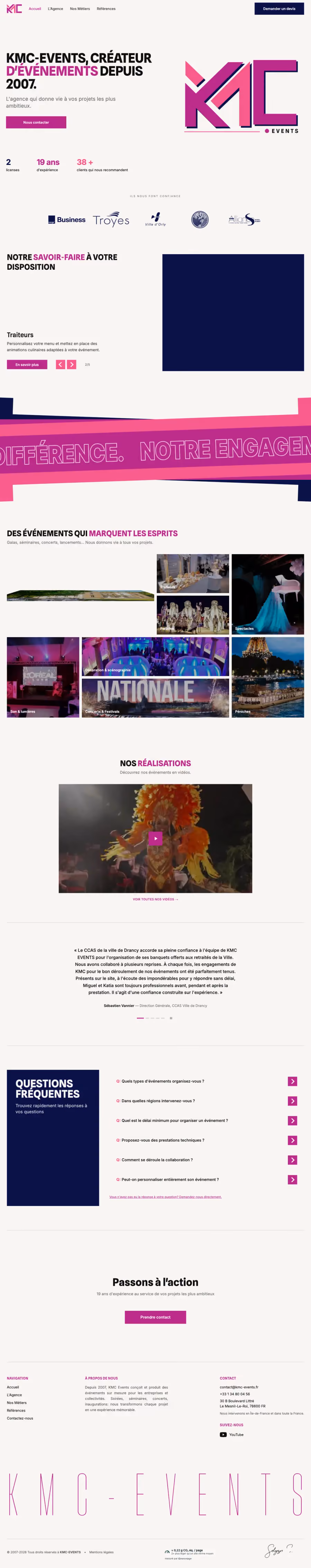 Site KMC Events